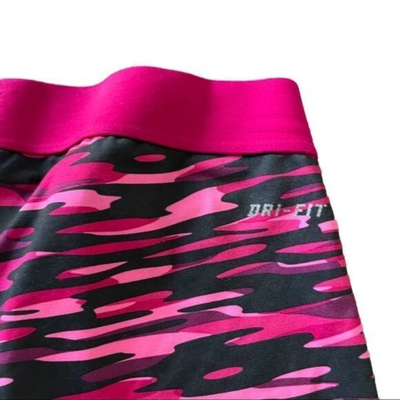 Nike Pro Dri-Fit Printed Relay Crop Activewear Bottoms Size Medium - Picture 5 of 8
